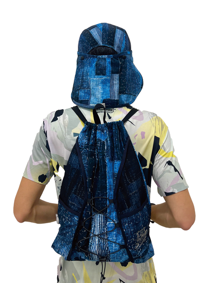 *PRE-ORDER COMPLETED* ARTY:ACTIVE X AONIJIE - OUTDOOR DRAWSTRING BAG [DENIM]