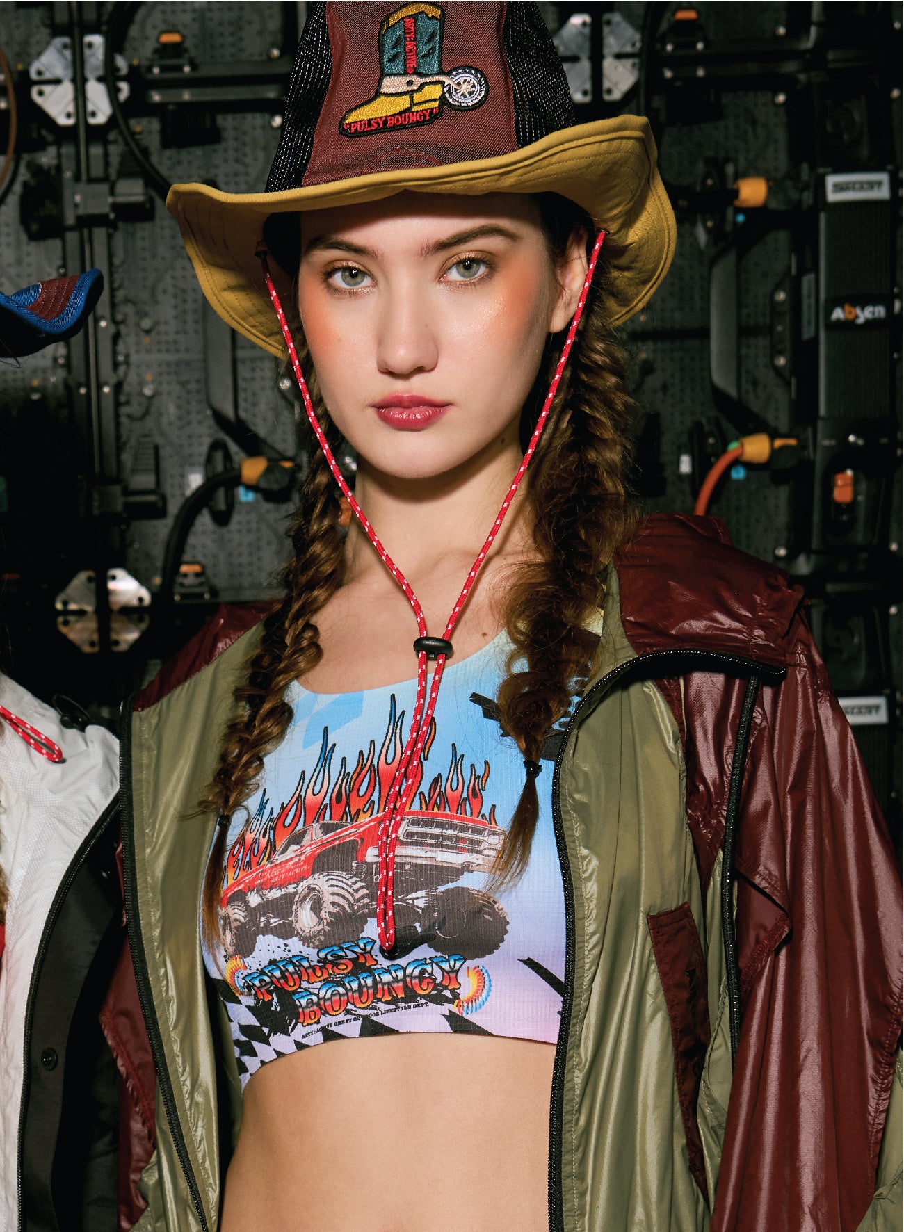 [SS26 PRE-ORDER] MONSTER FLAME Race Crop Top