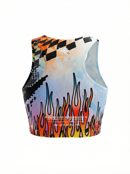 [SS26 PRE-ORDER] MONSTER FLAME 短款競賽背心